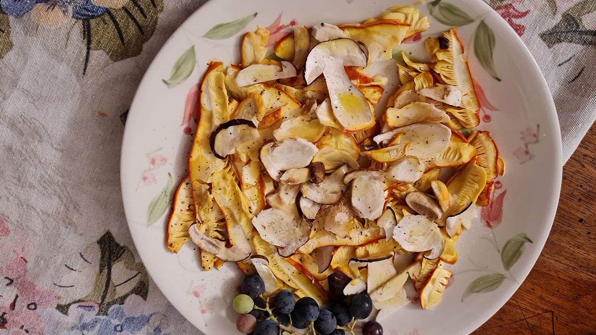 pietanza di funghi